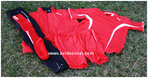 AVID Soccer Equipment Review Diadora Uniform Kit