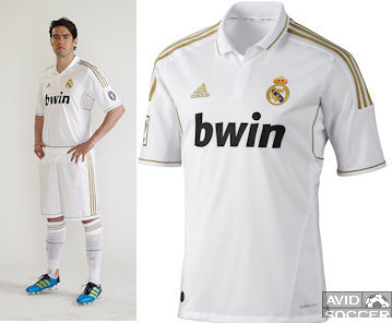 Kaka' in the 2011 Real Madrid Home kit AVID Soccer News: Real Madrid 2011