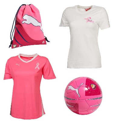 Samples of the Puma Project Pink gear AVID Soccer News Puma Project Pink